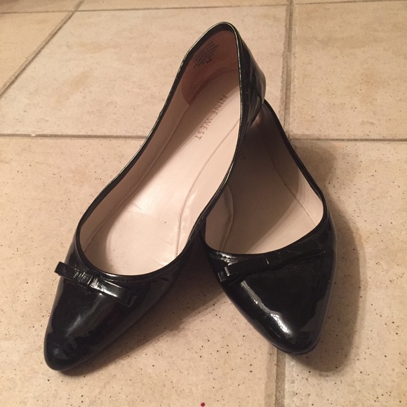 nine west patent leather flats